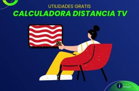 calculadora distancia television