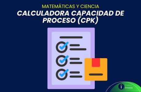 calculadora indice capacidad de proceso cpk
